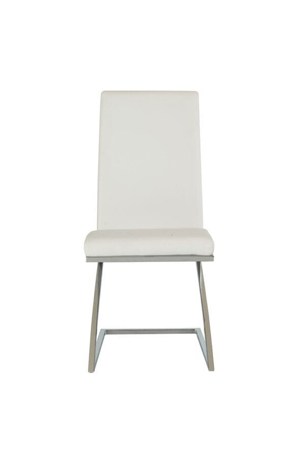 Angora - Modern White Dining Chair (Set of 2) - Image 4