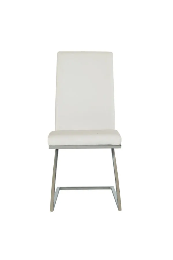 Angora - Modern White Dining Chair (Set of 2) - Image 4
