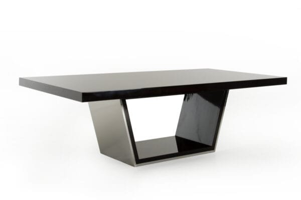 Modrest Christa Modern Ebony High Gloss Dining Table - Image 2