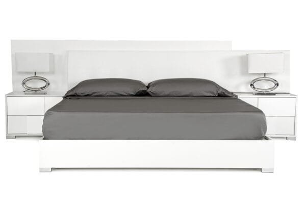 Modrest Monza Italian Modern White Nightstand - Image 2