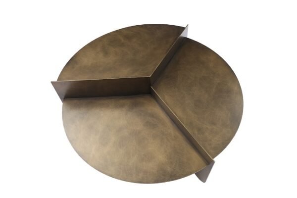 Modrest Kyuss - Modern Antique Brass Coffee Table - Image 5