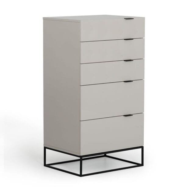 Modrest Hera Modern Grey Chest - Image 5