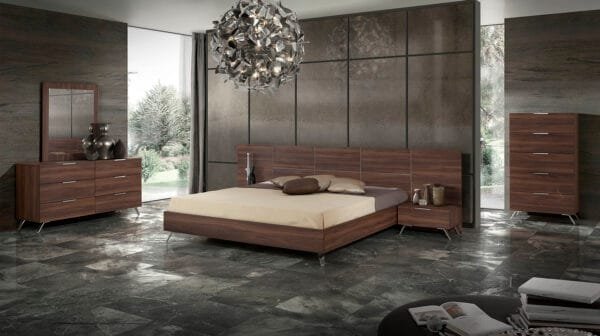 Nova Domus Brooklyn - Italian Modern Walnut Bed - Image 5