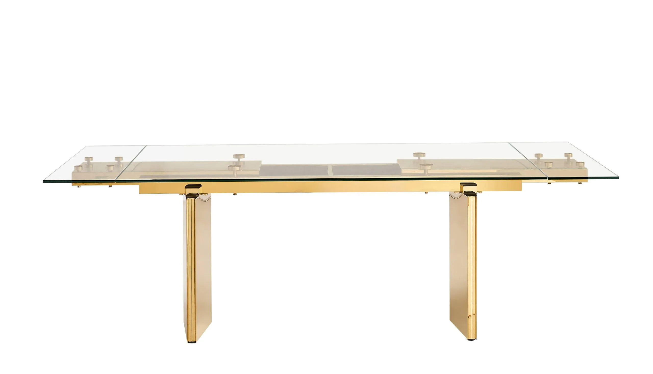 Modrest Nassim - Glam Glass Extendable Dining Table 3 Modrest Nassim - Glam Glass Extendable Dining Table - Image 3