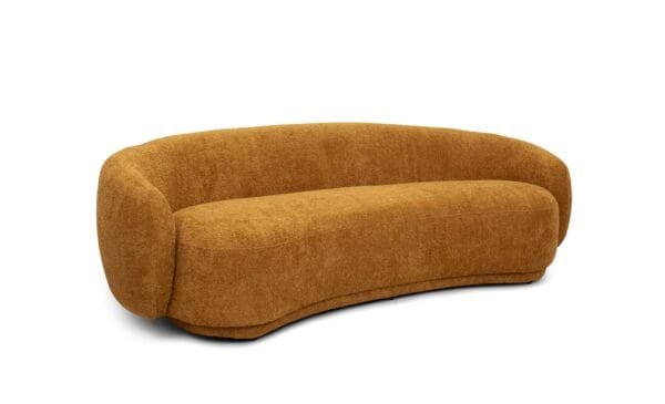 Divani Casa Andrew - Modern Orange Fabric Sofa Set - Image 4