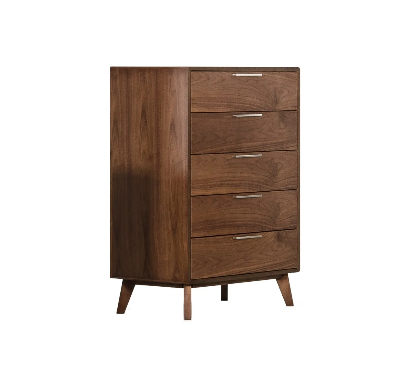 Nova Domus Soria Mid-Century Walnut Chest 4 Nova Domus Soria Mid-Century Walnut Chest - Image 4