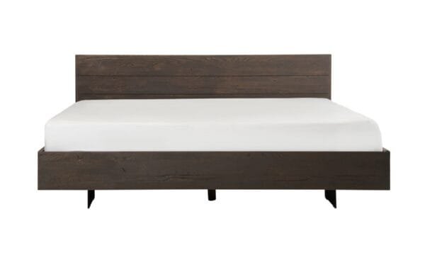 Modrest Selma Modern Dark Aged Oak Bed - Image 3