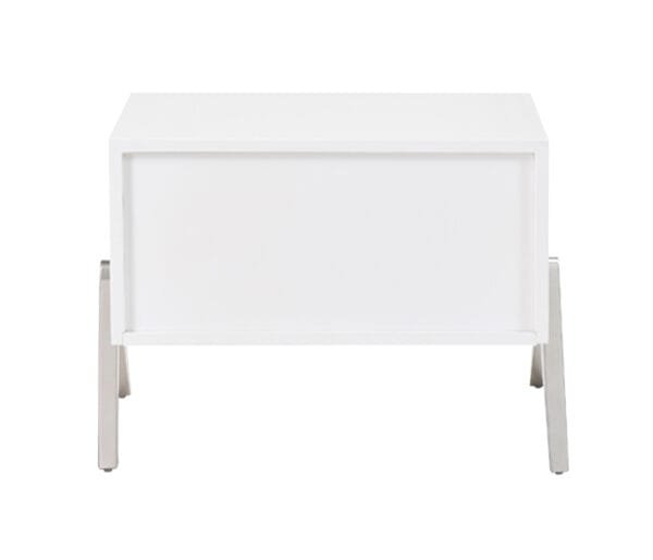 Modrest Candid Modern White Nightstand - Image 5
