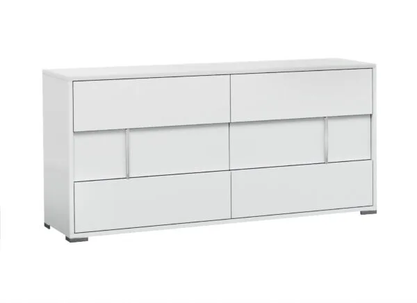 Modrest Nicla Italian Modern White Dresser - Image 4