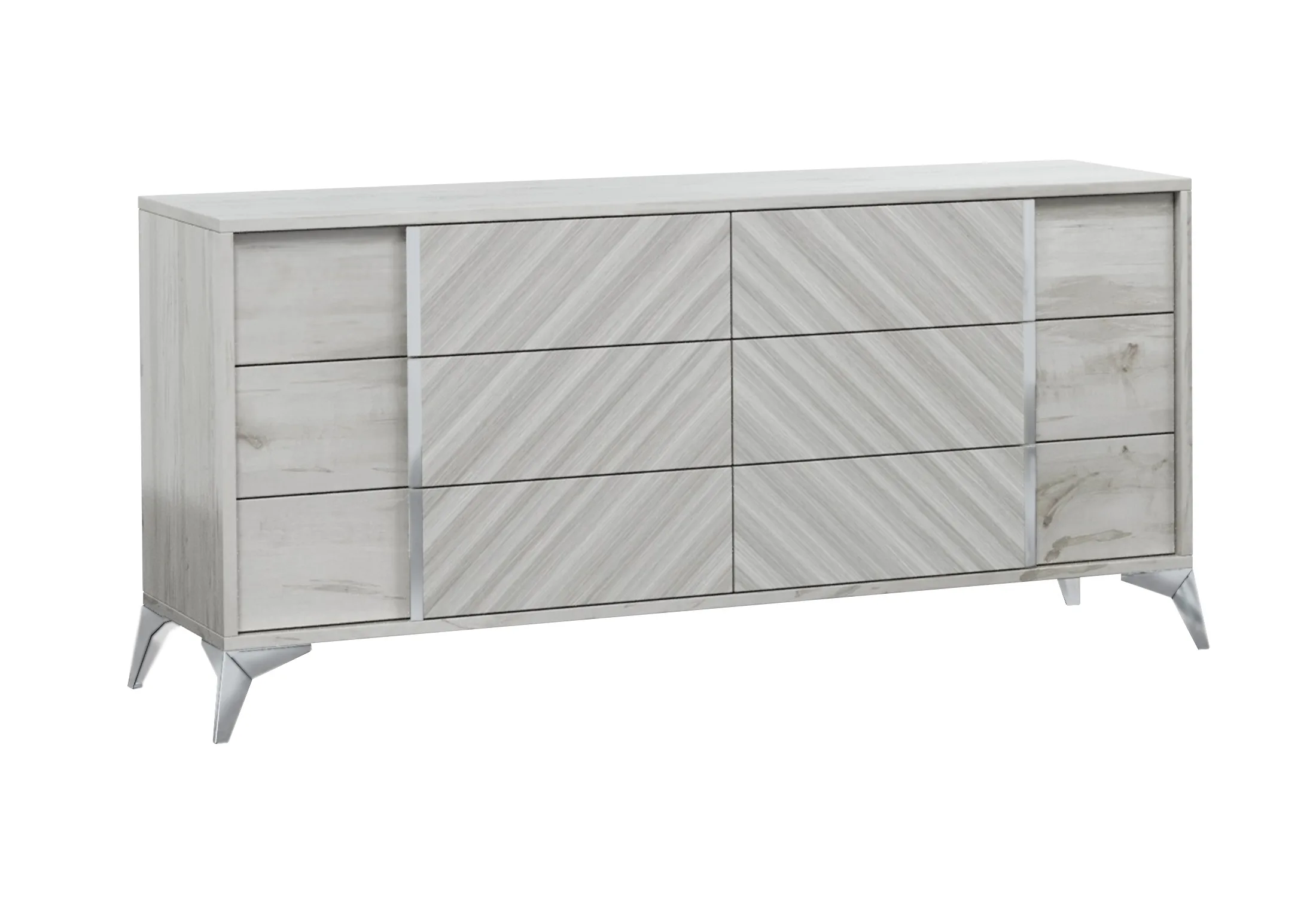 Nova Domus Alexa Italian Modern Grey Dresser - Image 5