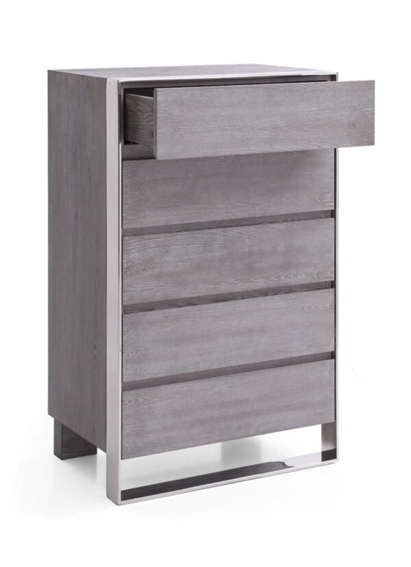 Modrest Arlene Modern Grey Elm Chest - Image 4