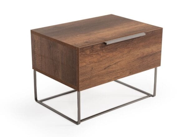 Queen Nova Domus Lorenzo Italian Modern Walnut Bedroom Set - Image 3