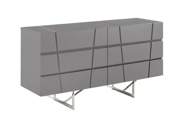 Modrest Chrysler Modern Grey Dresser - Image 2