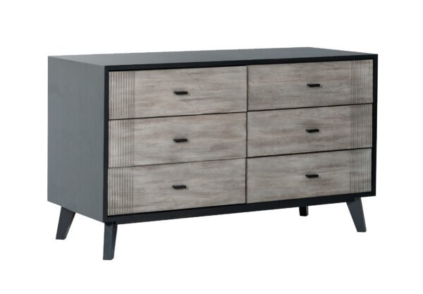 Nova Domus Panther Contemporary Grey & Black Dresser - Image 5
