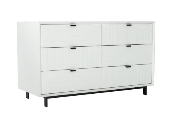 Nova Domus Valencia Contemporary White Dresser - Image 3