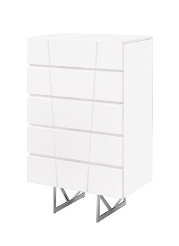Modrest Chrysler Modern White Chest - Image 3