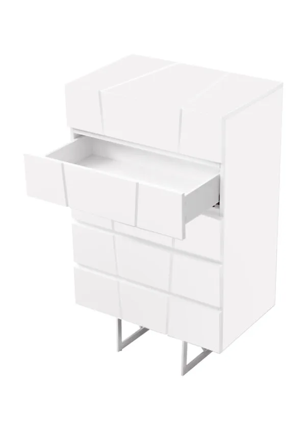 Modrest Chrysler Modern White Chest - Image 4
