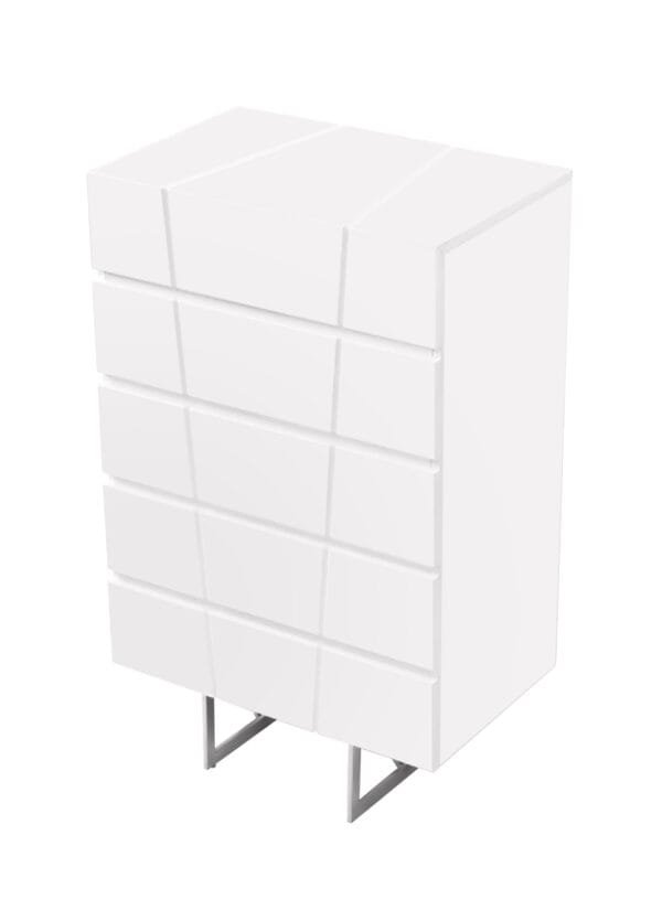 Modrest Chrysler Modern White Chest - Image 2
