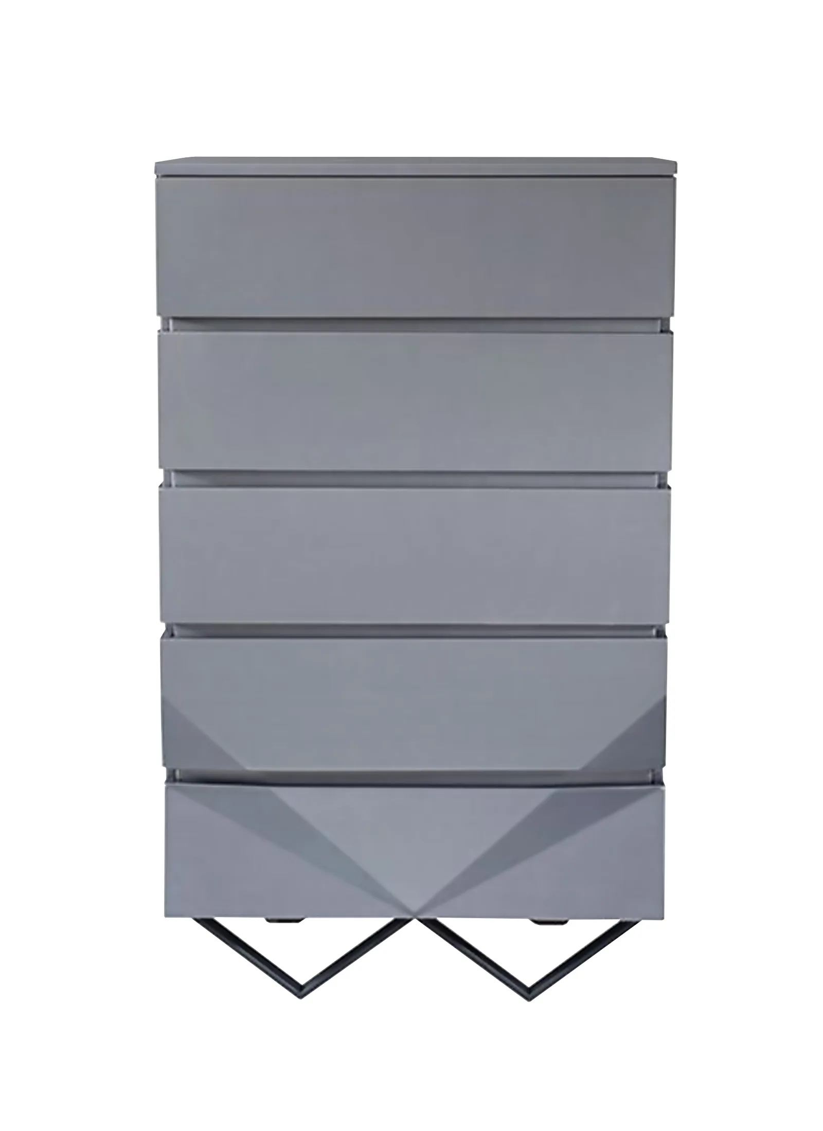 Modrest Duke Modern Grey & Black Gun Chrome Chest 1 Modrest Duke Modern Grey & Black Gun Chrome Chest