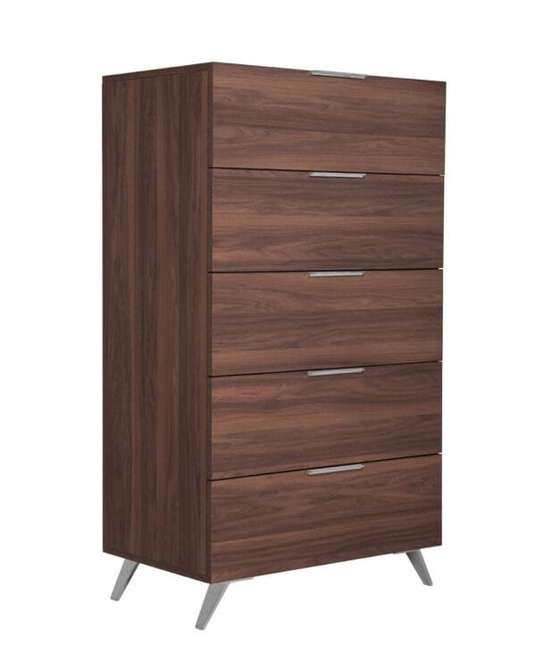 Nova Domus Brooklyn Italian Modern Walnut Chest - Image 4