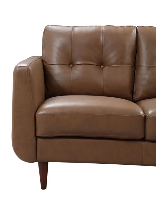 Divani Casa Lyman - Modern Brown Sofa - Image 3