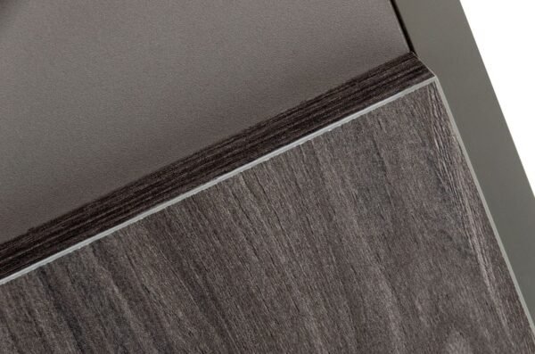 Nova Domus Lucia - Italian Modern Elm and Matte Grey Nightstand - Image 3