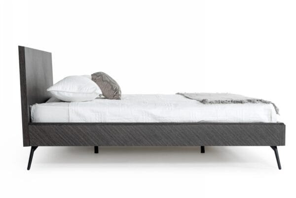Modrest Gaige - Eastern King Modern Grey Elm Bed - Image 2