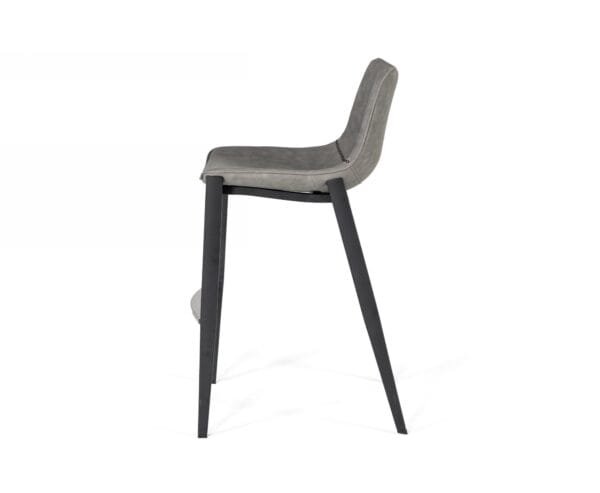Modrest Jane - Modern Grey & Black Counter Stool (Set of 2) - Image 2