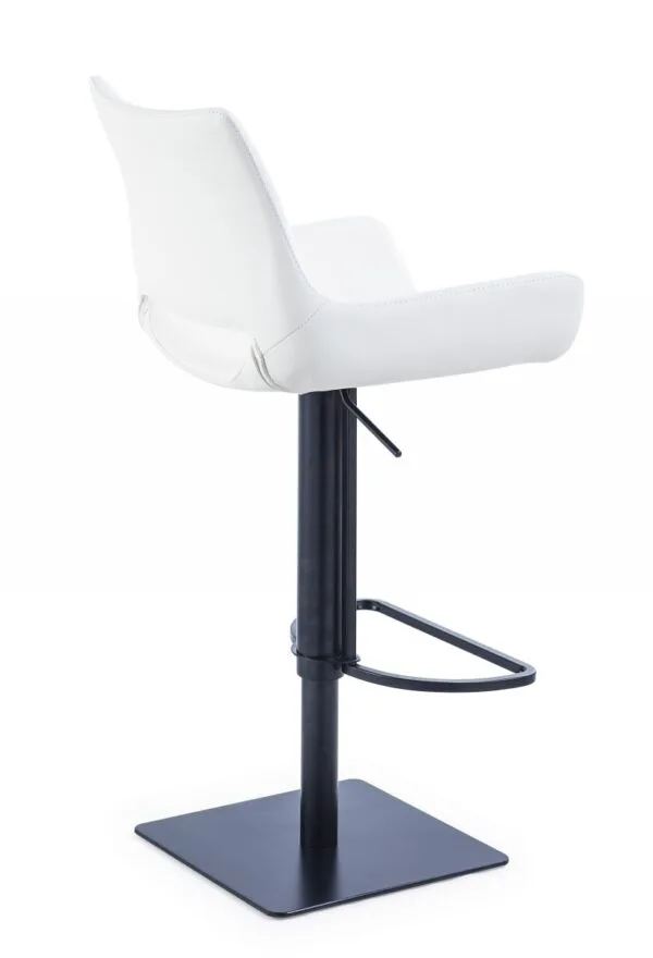 Modrest Niles - Modern White Bar Stool - Image 2