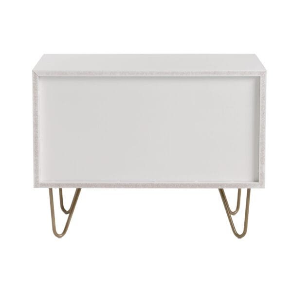 Modrest Bryan - Modern White Nightstand - Image 5