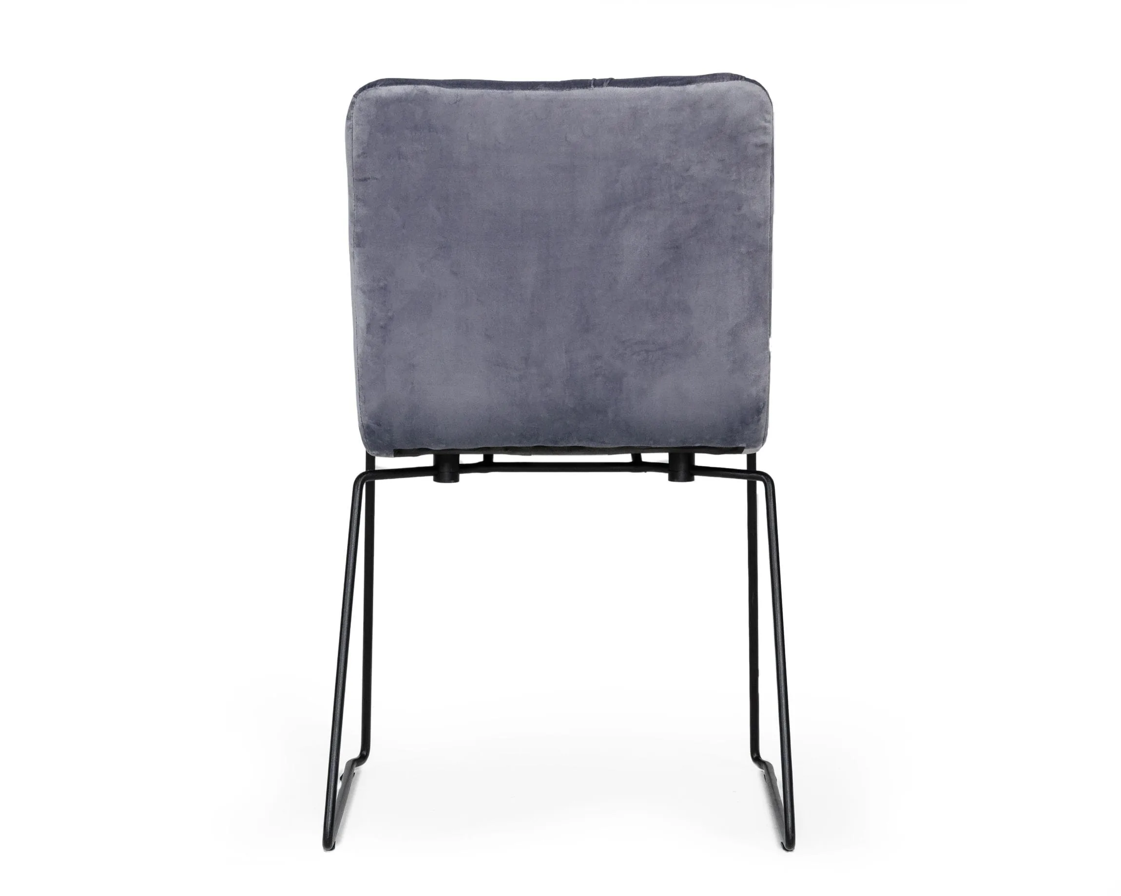 Modrest Yannis - Modern Grey Fabric Dining Chair (Set of 2) - Image 3