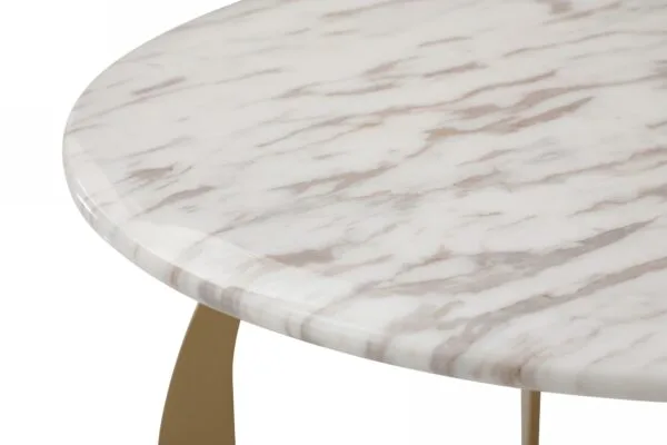 Modrest Echo - Modern Marble End Table - Image 4