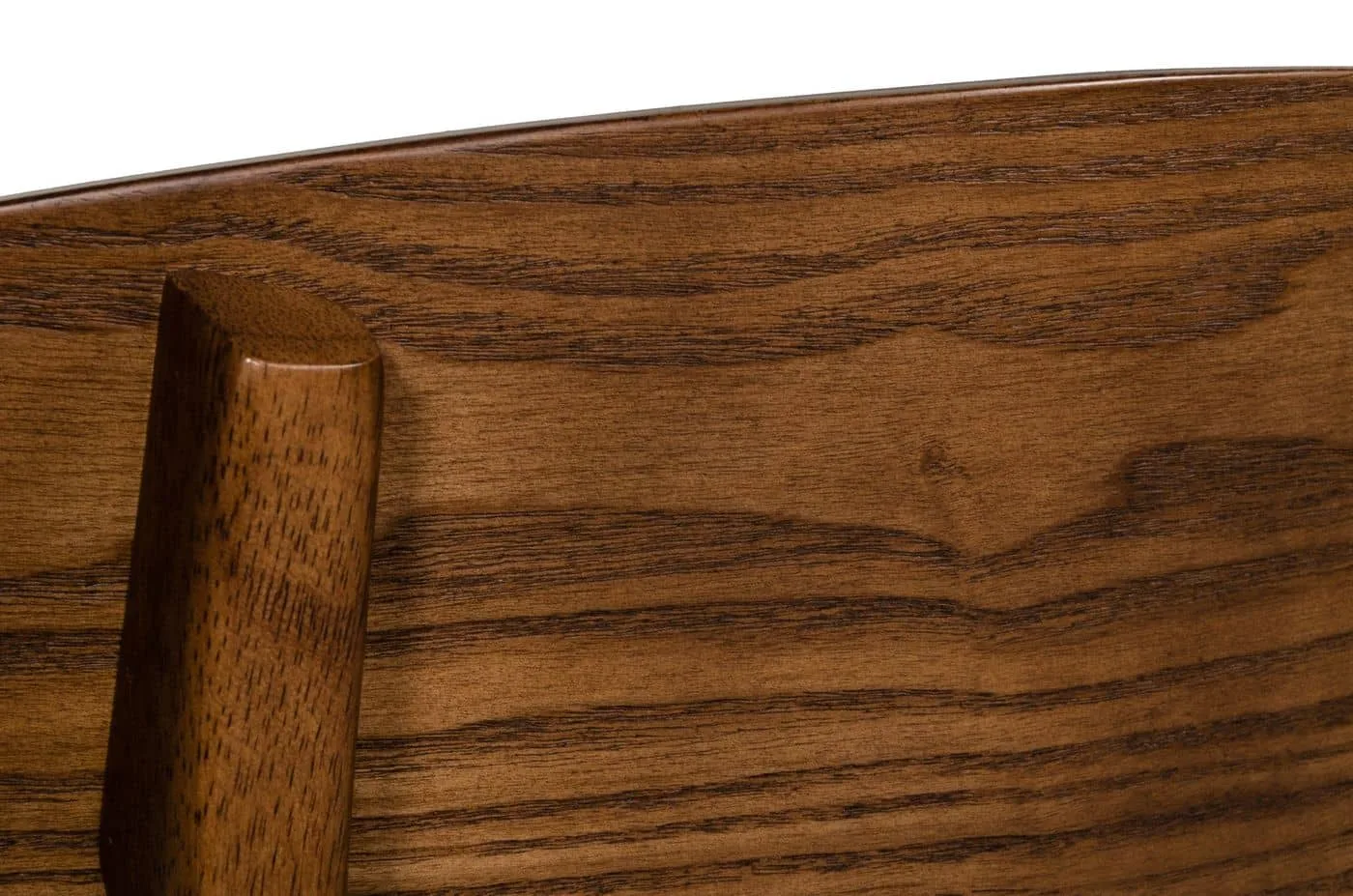 Modrest Prospect - Modern Grey Fabric & Walnut Dining Chair (Set of 2) - Image 4