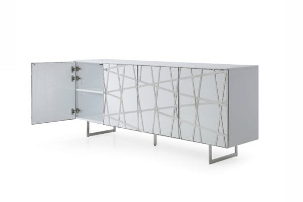 Modrest Kilson - Modern White Buffet - Image 2