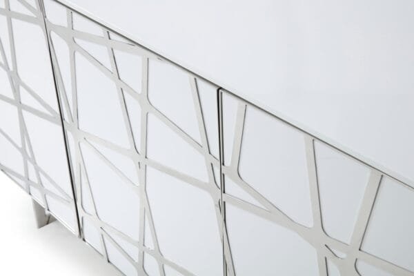 Modrest Kilson - Modern White Buffet - Image 3
