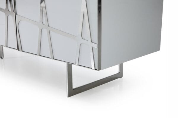 Modrest Kilson - Modern White Buffet - Image 4