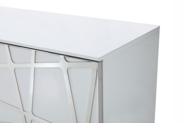Modrest Kilson - Modern White Buffet - Image 5