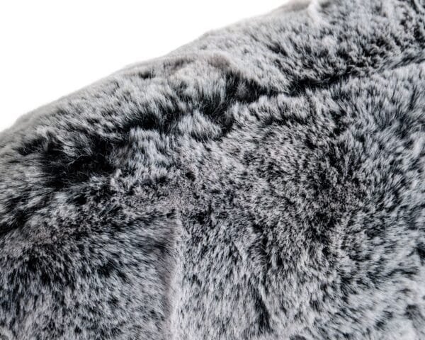 Modrest Findon - Glam Grey Faux Fur Accent Chair - Image 4