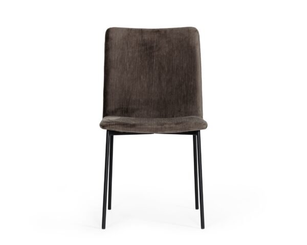 Modrest Maggie - Modern Black and Brown Dining Chair (Set of 2) - Image 2