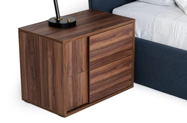Nova Domus Asus - Italian Modern Walnut Nightstand - Image 2