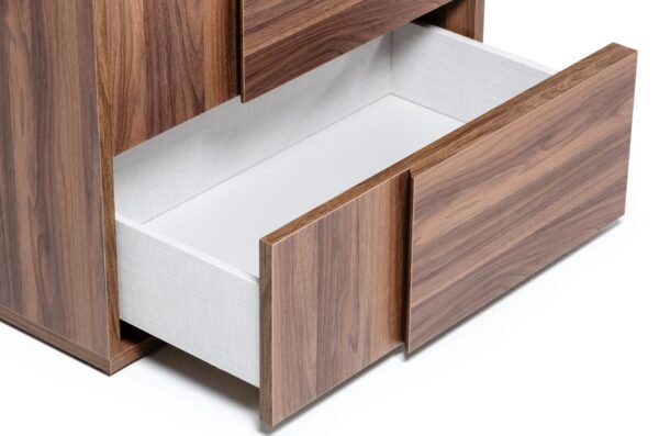 Nova Domus Asus - Italian Modern Walnut Nightstand - Image 3