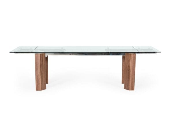 Modrest Helena -  Modern Extendable Glass Dining Table - Large - Image 2