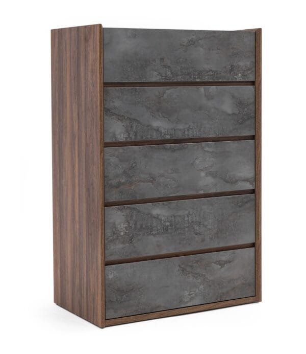 Nova Domus Rado Modern Walnut & Stucco Chest - Image 5