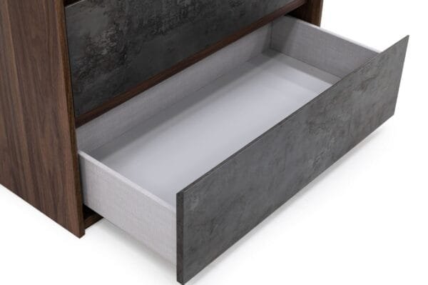 Nova Domus Rado Modern Walnut & Stucco Chest - Image 2