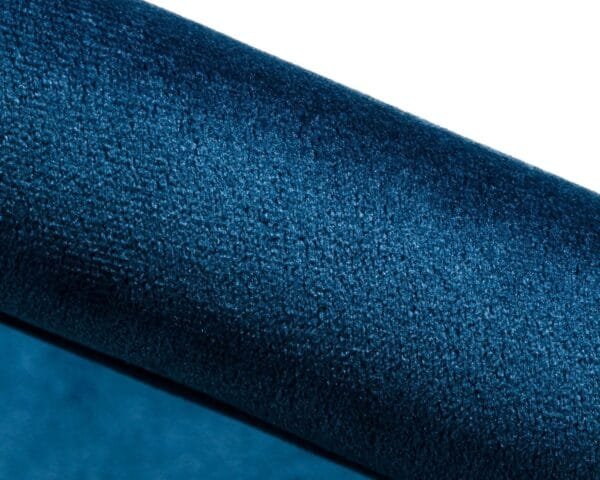 Modrest Kimball - Glam Blue Velvet Bar Stool - Image 4