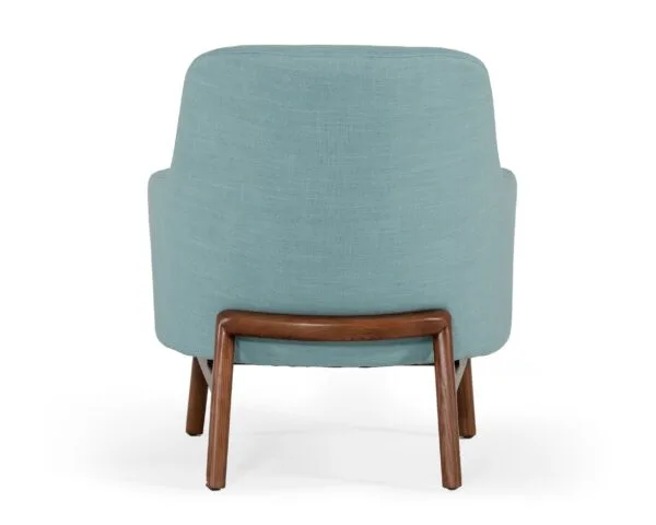 Modrest Metzler - Modern Mint Green Fabric Accent Chair - Image 3