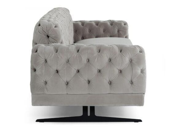 Divani Casa Sepulveda - Modern Grey Fabric Sofa - Image 2