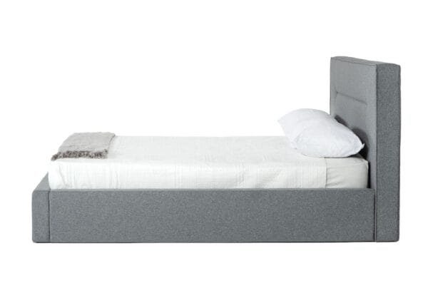 Nova Domus Juliana - Queen Italian Modern Dark Grey Upholstered Bed - Image 2