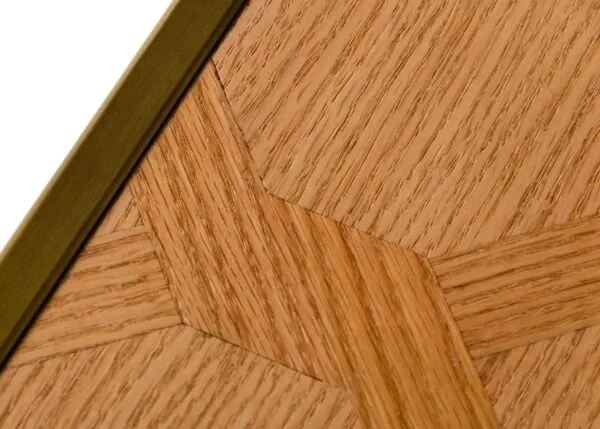 Modrest Jessica - Modern Oak & Brass Bookshelf - Image 2