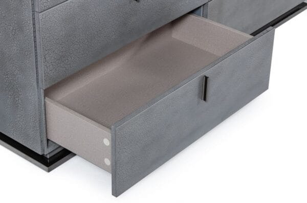 Modrest Buckley - Modern Grey Crackle Dresser - Image 2